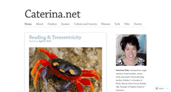 Desktop Screenshot of caterina.net